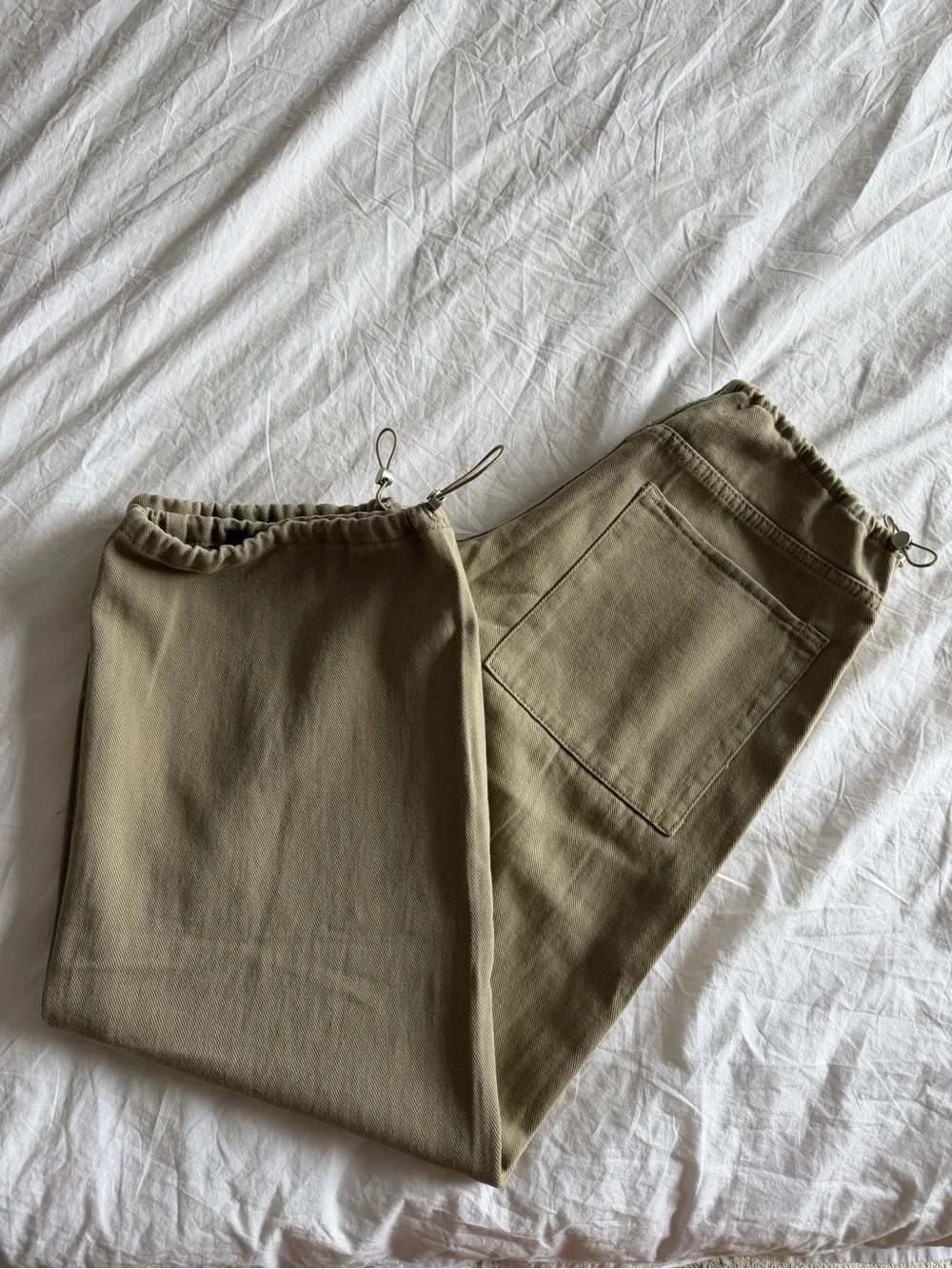 Low Rise Jeans Beige/Tan - Picture 5 of 5